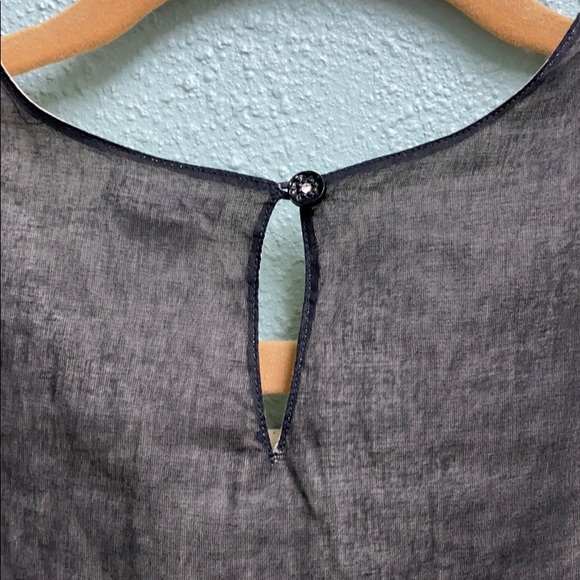 New Anthropologie Odille Black Ruffled Dress - Picture 4 of 7